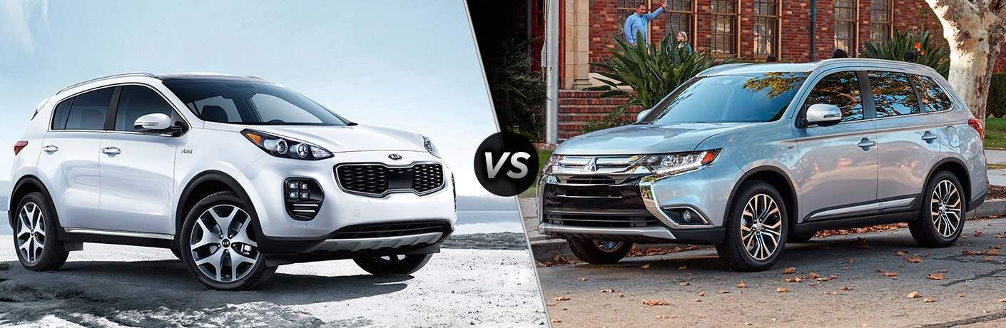 2017 Kia Sportage vs. 2017 Mitsubishi Outlander Sport