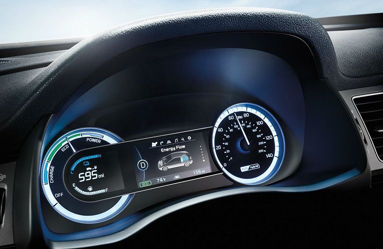 instrument cluster in 2019 kia niro