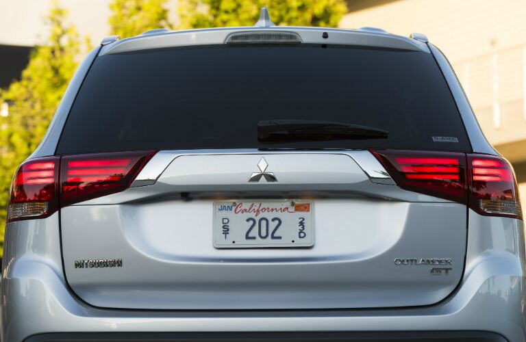 La parte trasera del 2017 Mitsubishi Outlander