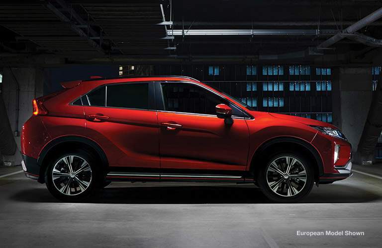 Perfil lateral del Mitsubishi Eclipse Cross 2018