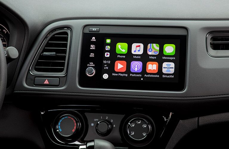 touch screen of a 2019 Honda HR-V