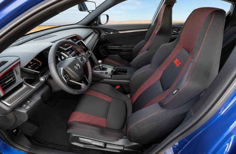 2020 Honda Civic Si Sedan front seats
