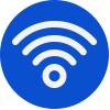 Blue WiFi Icon
