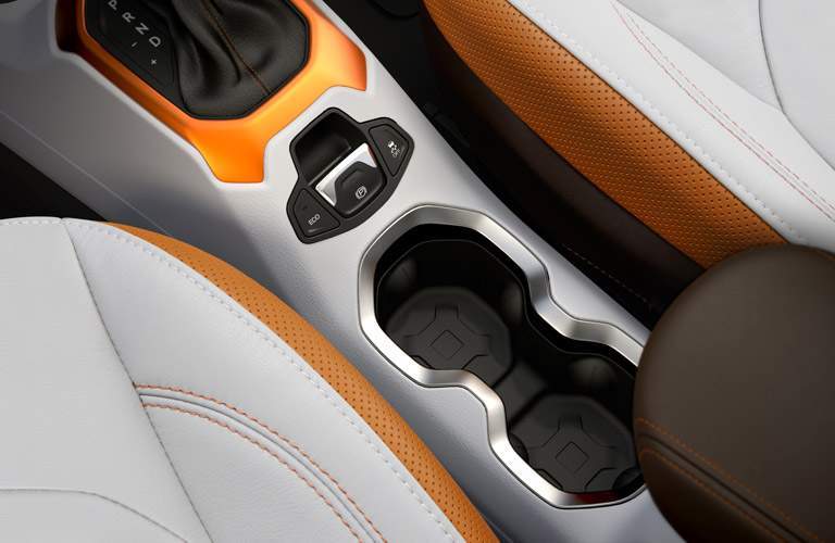 2017 renegade interior with orange trim