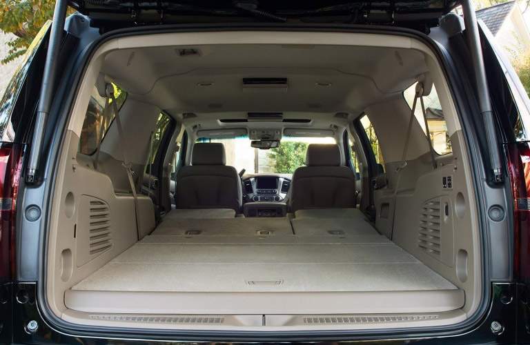 2017 suburban cargo space