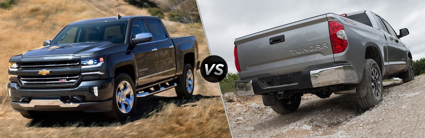 2018 Chevrolet Silverado 1500 vs 2018 Toyota Tundra