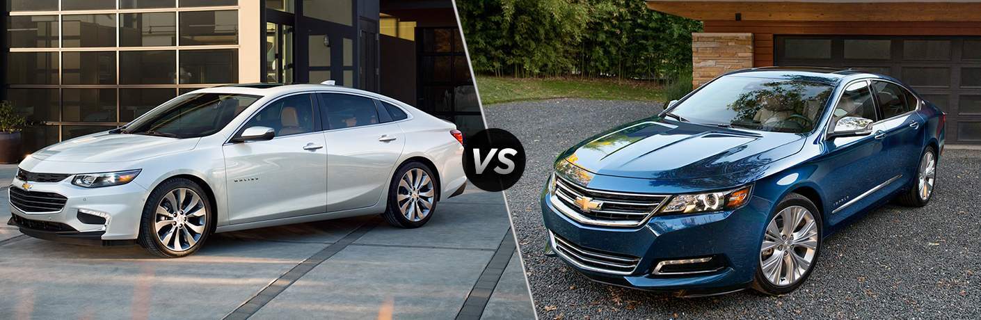 2018 Chevrolet Malibu vs. 2018 Chevrolet Impala