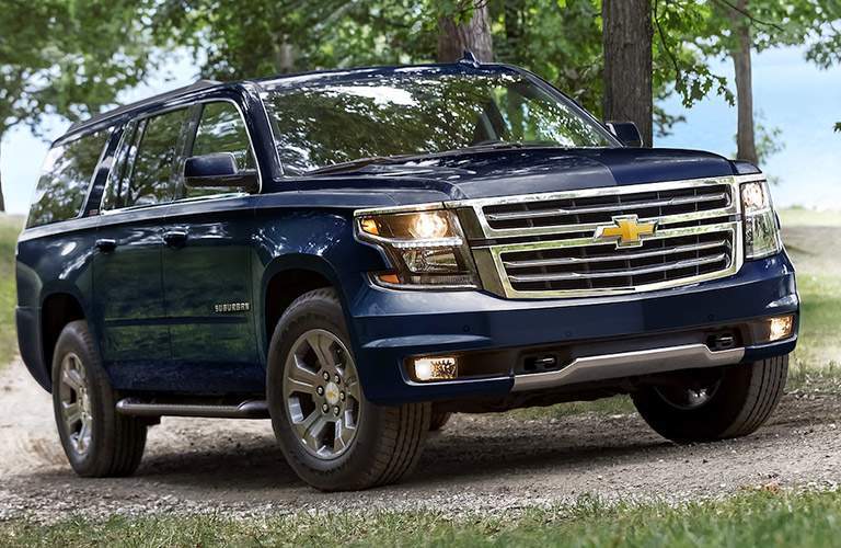2018 chevy suburban in blue