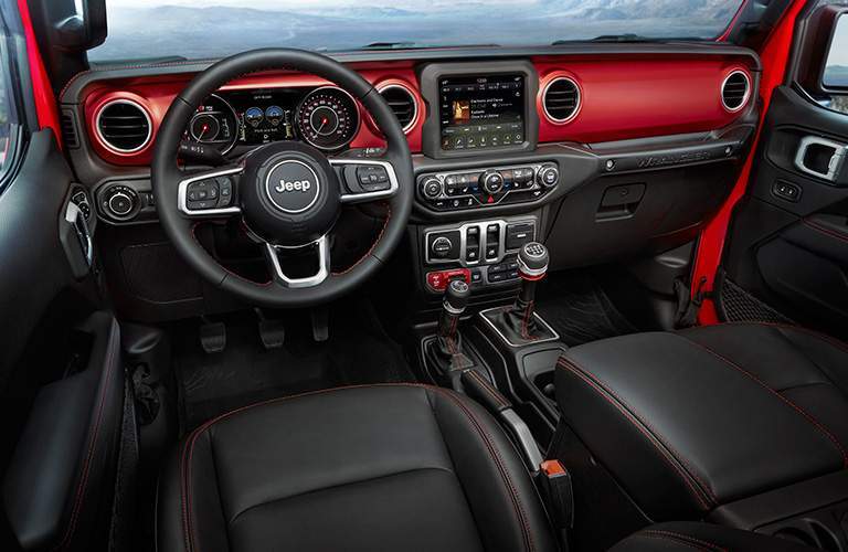 Dashboard of the 2018 Jeep Wrangler