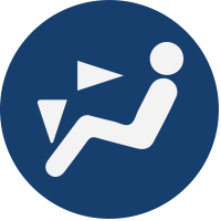 stick figure person outline with arrows