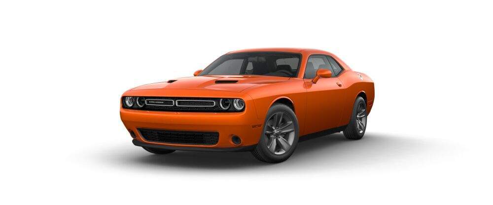2017 Dodge Challenger in go mango