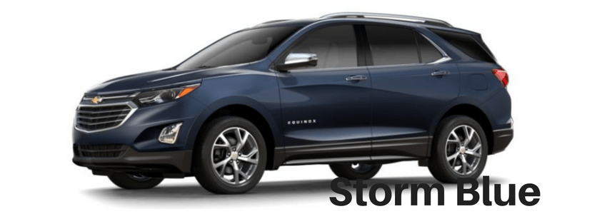 2018 Chevy Equinox Exterior Interior Color Options