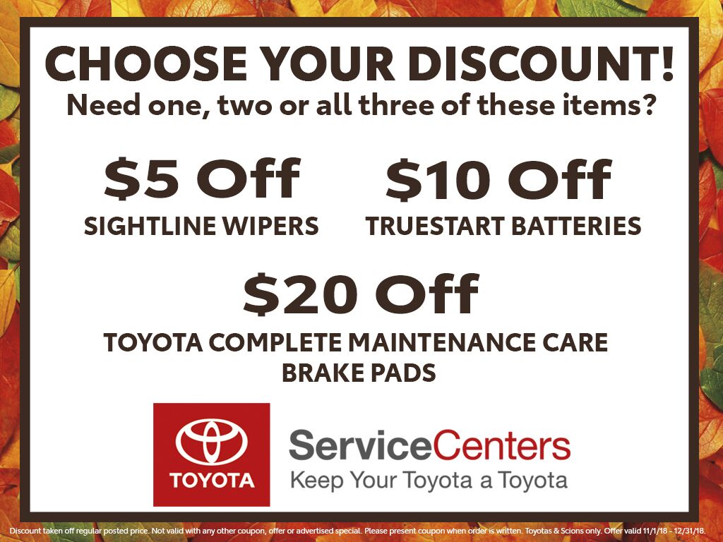 Car coupons Mesa AZ Earnhardt Toyota