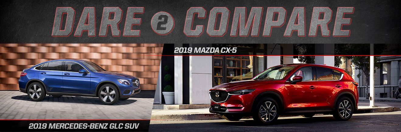 2019 Mazda CX-5 vs. 2019 Mercedes-Benz GLC SUV - Bert Ogden Mission Mazda - Mission, TX