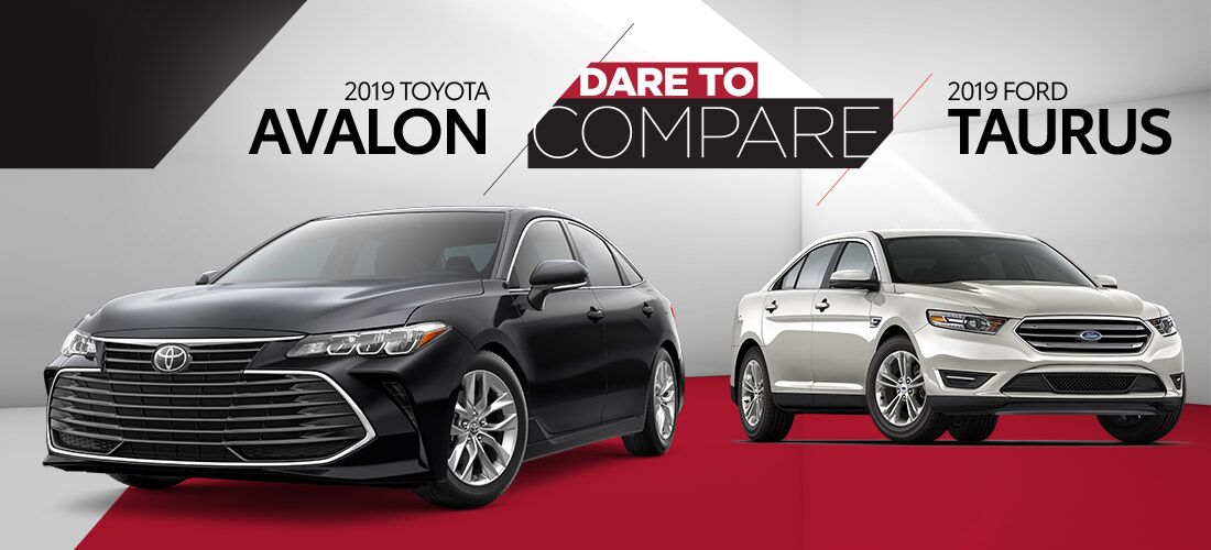 2019 Toyota Avalon vs 2019 Ford Taurus | Bert Ogden Toyota | Harlingen, TX