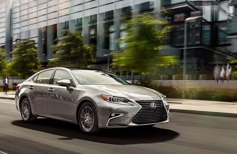 2016 Lexus ES exterior front fascia and passenger side