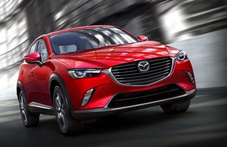 2018 Mazda CX-3 driving fast