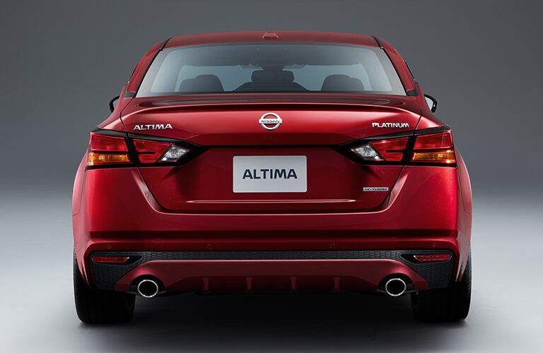 rear view of the 2019 Nissan Altima