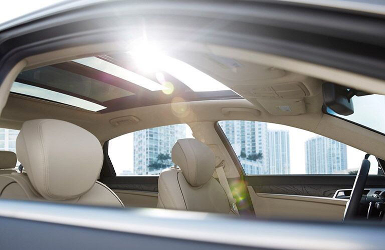 2016 Hyundai Genesis seating seen from outside