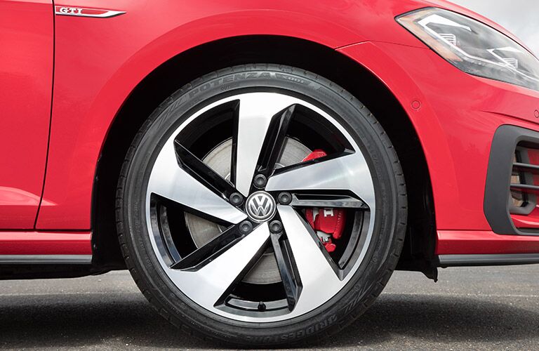 2018 VW Golf GTI wheel closeup