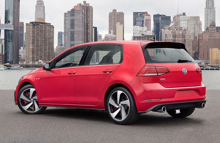2019 VW Golf GTI exterior rear driver side