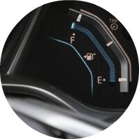 2018 Honda Civic fuel gauge