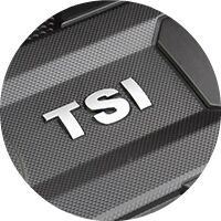 closeup of 2018 VW Golf GTI TSI engine