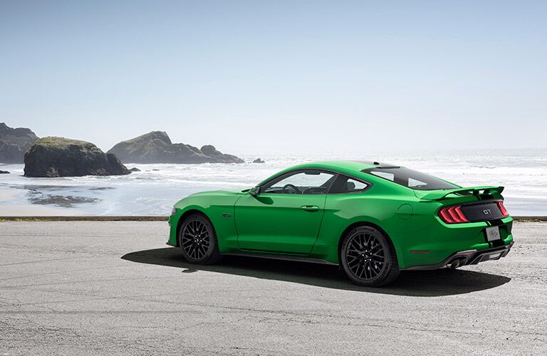 2019 Ford Mustang GT by the ocean