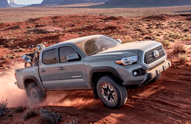 2019 Toyota Tacoma climbing dirt hill