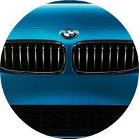 closeup of 2019 BMW 4 Series front grille