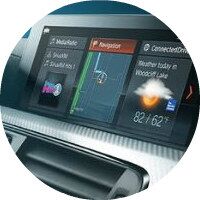 2019 BMW 4 Series touchscreen