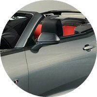 2019 Chevy Camaro convertible driver side door