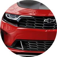 2019 Chevy Camaro grille and headlight closeup