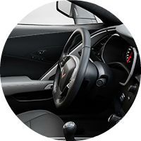 2019 Chevy Camaro steering wheel and command center