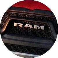2019 Ram 1500 front grille close up