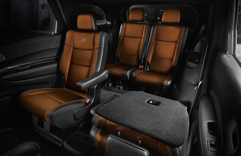 2020 Dodge Durango interior with seat folded