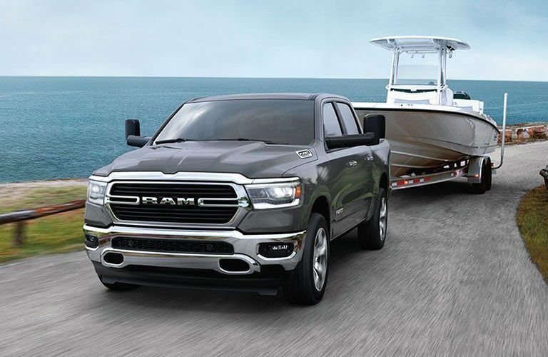 2020 Ram 1500 towing boat