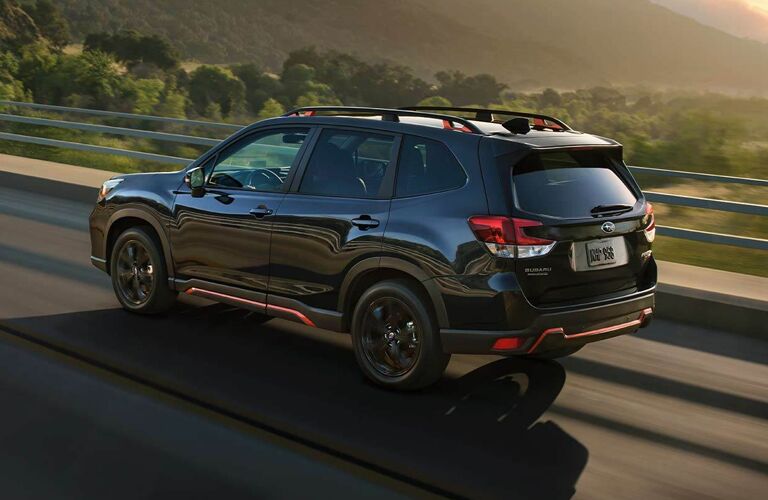 2020 Subaru Forester driving on highway