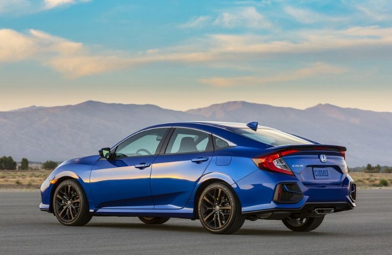 2020 Honda Civic SI parked