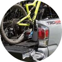 2020 Toyota Tacoma with bikes