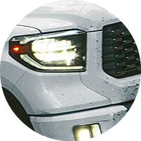 2020 Toyota Tundra headlight closeup