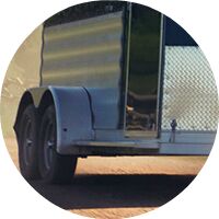 trailer that is being towed by the 2020 Toyota Tundra