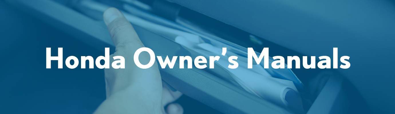 Honda Owner's Manuals | Patty Peck Honda Service Center