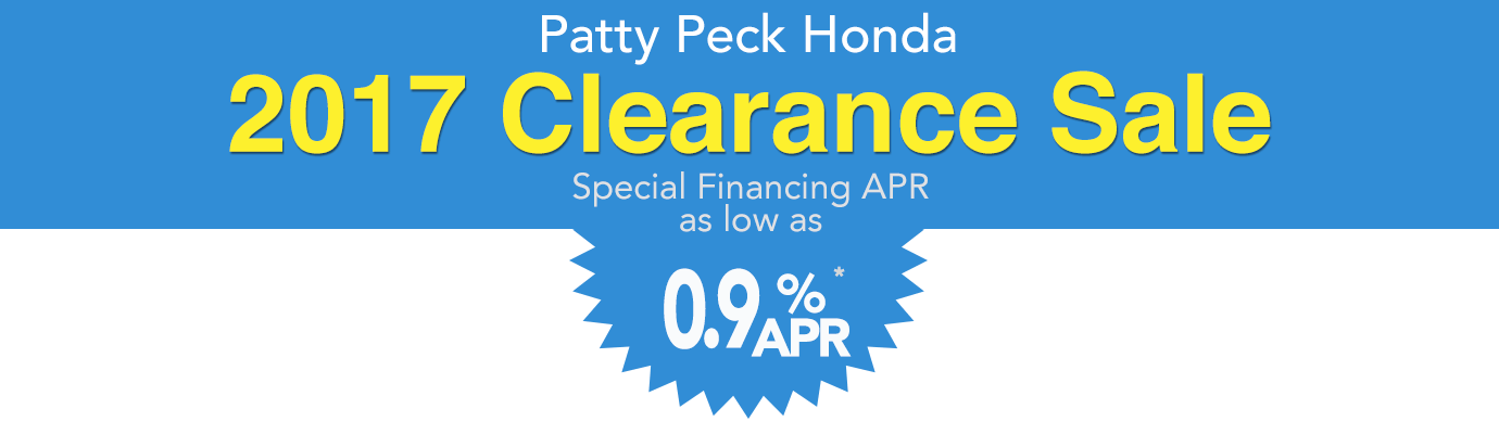 Honda Clearance sale