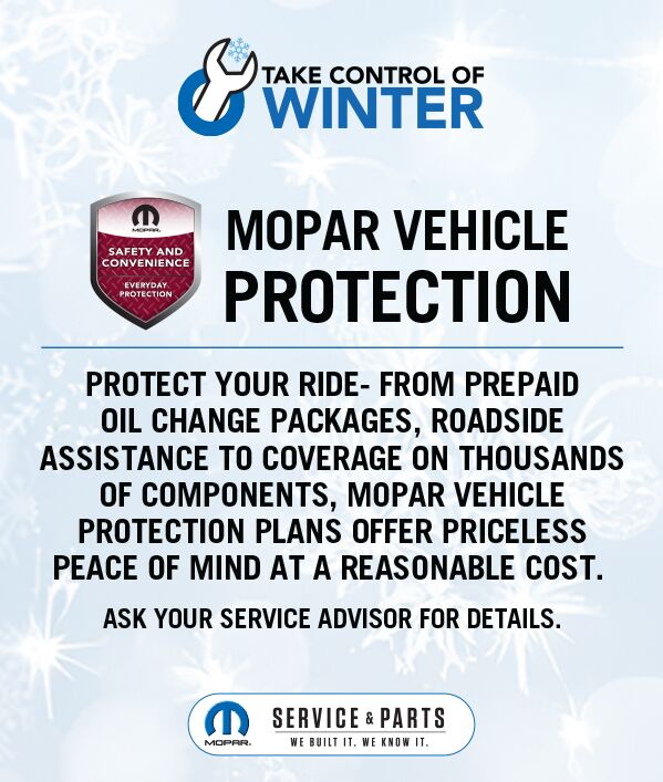 Protect your Ride with Mopar Vehicle Protection