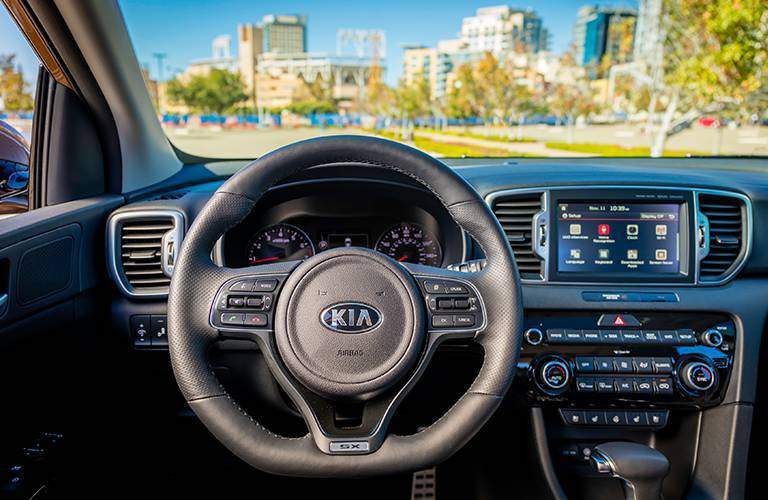2017 Kia Sportage steering wheel