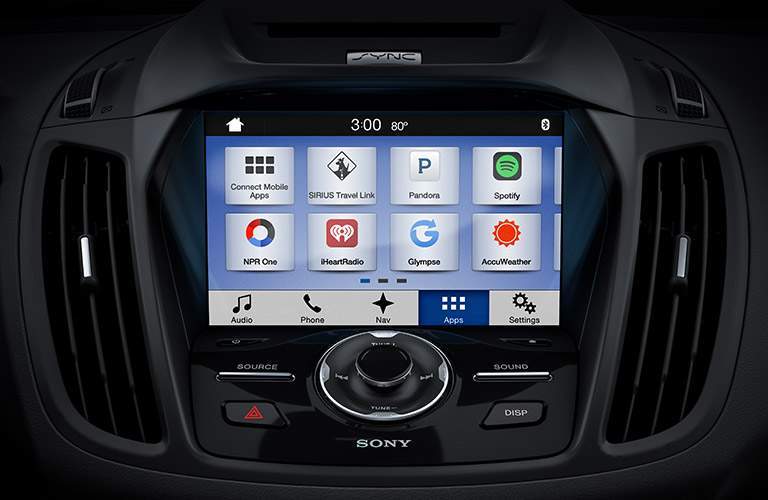 2017 Ford Escape SYNC 3 infotainment system