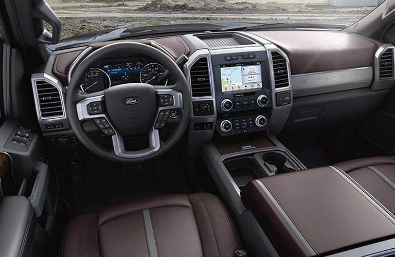 2017 Ford F-250 interior overview
