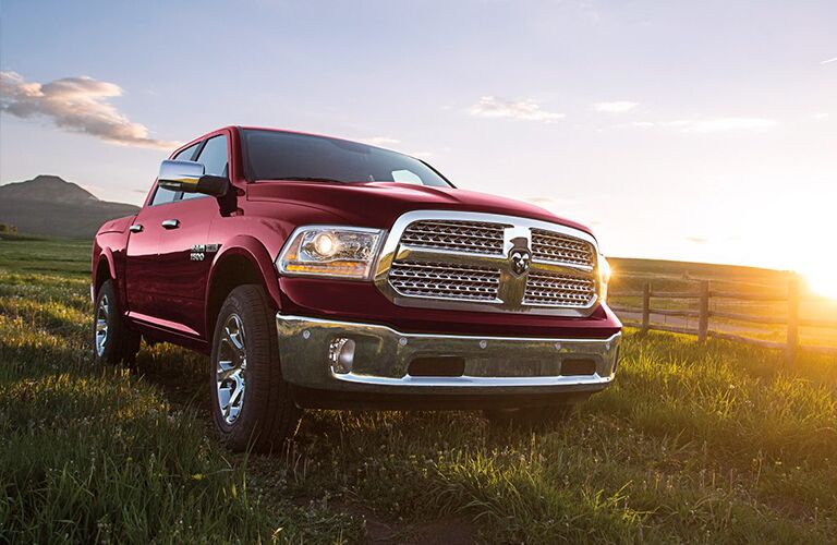 Portal Image of a red 2017 RAM 1500
