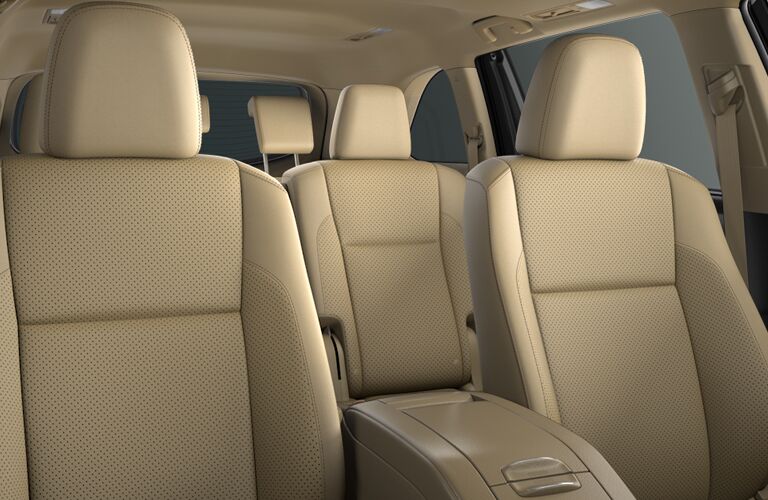 Front to Rear View of 2018 Toyota Highlander Interior